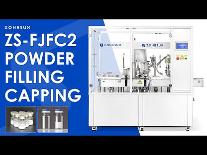 Zonesun ZS-FJFC2 Automatic Dual‑Station Powder Vial Filling &Capping Machine