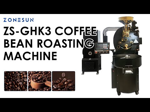 ZONESUN ZS-GHK3 Automatic Coffee Beans Roasting Machine