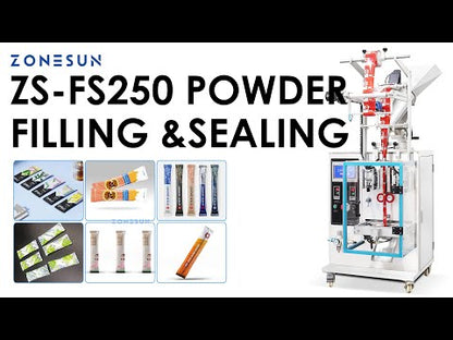 ZONESUN ZS-FS250 Automatic Powder Sachet Packing Machine VFFS Filling & Sealing Equipment