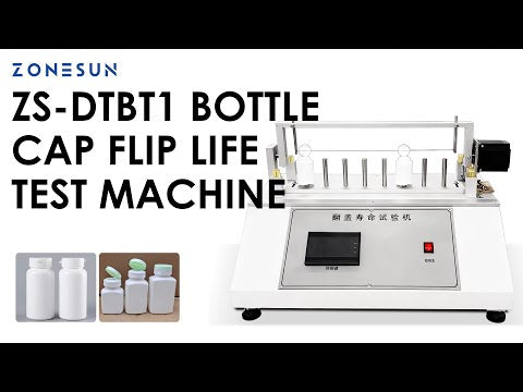 ZONESUN ZS-DTBT1 Automatic Flip Cap Life Test Machine for Cosmetics & Bottles