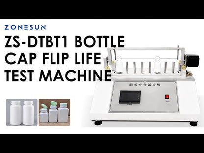 ZONESUN ZS-DTBT1 Automatic Flip Cap Life Test Machine for Cosmetics & Bottles