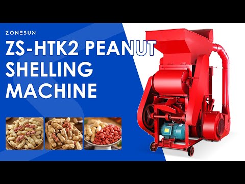 ZONESUN ZS-HTK2 Automatic Peanut Sheller and Kernel Separator