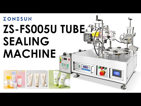 ZONESUN ZS-FS005U Semi-Automatic Ultrasonic Cosmetic Tube Sealing Machine Plastic Tube Sealer
