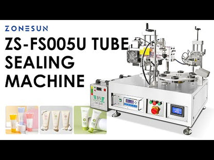 ZONESUN ZS-FS005U Semi-Automatic Ultrasonic Cosmetic Tube Sealing Machine Plastic Tube Sealer