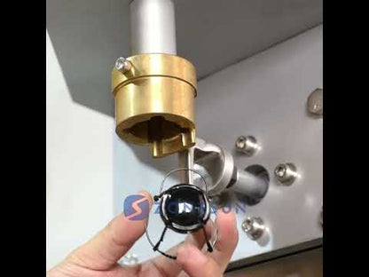 ZONESUN ZS‑YG17S Semi‑automatic Wire Hooding Machine for Wine Bottling