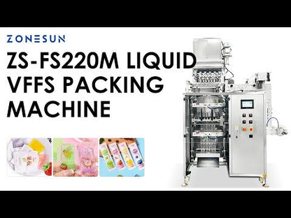 ZONESUN ZS-FS220M Liquid Sachet Filling Sealing Machine Multi-Lane VFFS Packer