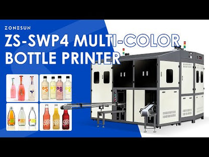 ZONESUN ZS-SWP4 Multi-Color Bottle Screen Printer & Hot Stamper