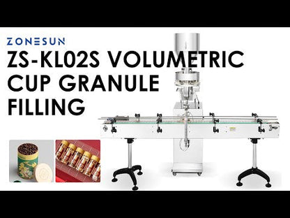 ZONESUN ZS-KL02S Automatic Volumetric Cup Granule Bean Dosing Filling Machine