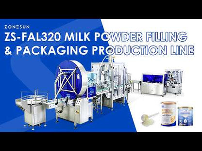 ZONESUN ZS-FAL320 Automatic Milk Powder Filling & Packaging Production Line