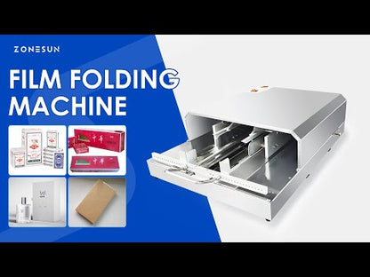 Zonesun ZS‑A3DP1 2‑Side Cellophane Box Wrapping & Heat Sealing Machine