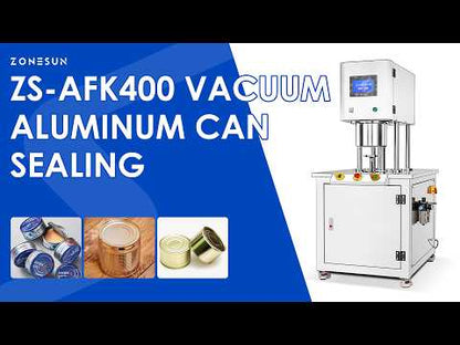 ZONESUN ZS-AFK400 Semi-Automatic Vacuum Nitrogen Can Seamer