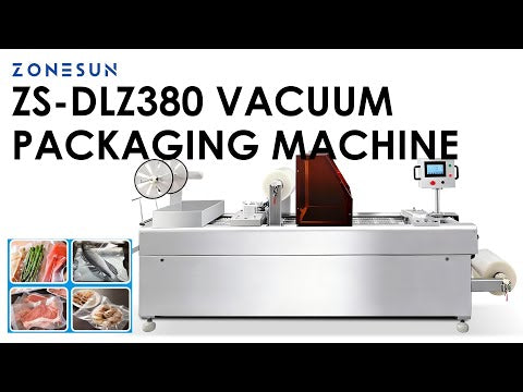 ZONESUN ZS-DLZ380 Automatic Stretch Film Vacuum Packaging Machine Multi-purpose Sealer