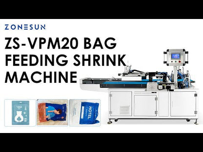 ZONESUN ZS-VPM20 Horizontal Vacuum Shrink Packaging Machine For Disposable Bath Towels / Tissue