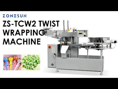 ZONESUN ZS-TCQ2 High-Speed Chocolate Ball Wrapping Machine | Automatic Foil Packaging for Spherical Candies