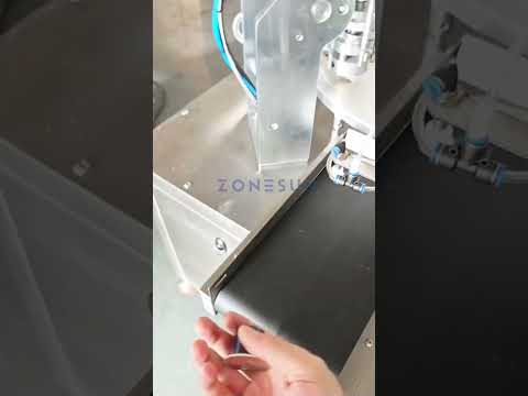 ZONESUN ZS-KCFC2A Automatic Dual-Station Coffee Capsule Filling & Sealing Machine for Pods