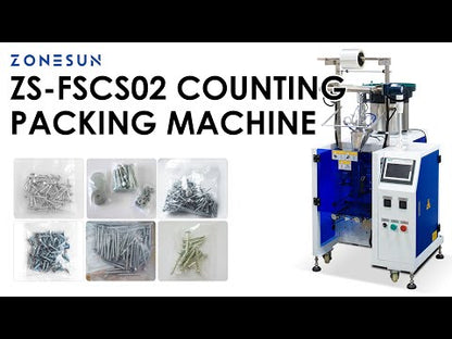 ZONESUN ZS-FSCS02 Automatic Particle Bagging Machine Screw Hardware Small Parts Counting and Packing Machine