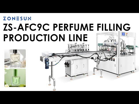 ZONESUN ZS-AFC9C Automatic Perfume Vacuum Filling and Capping Packaging Machine