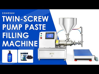 Zonesun ZS-TSP5A Screw Pump Filler for Thick Liquids with Particles