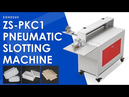 Zonesun ZS‑PKC1 V Grooving Machine for Gift, Wine & Cardboard