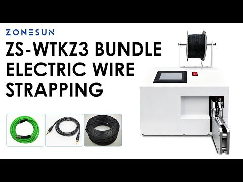 ZONESUN ZS-WTKZ3 Electric Wire Strapping Machine for Bags and Cords Binding