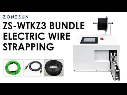 ZONESUN ZS-WTKZ3 Electric Wire Strapping Machine for Bags and Cords Binding