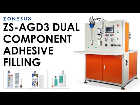 ZONESUN ZS-AGD3 Automatic Low-Viscosity AB Glue Filling Machine Glue Dispensing Machine