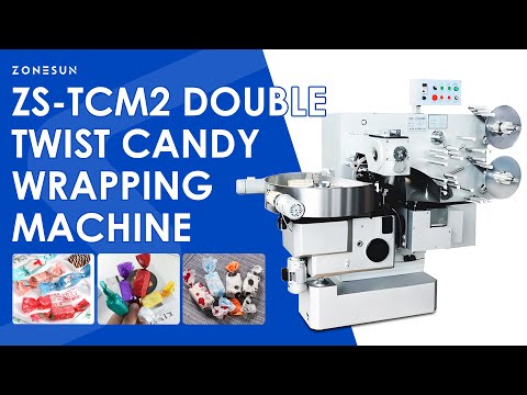 ZONESUN ZS‑TCM2 Double Twist Candy Wrapping Machine for High‑Speed Output