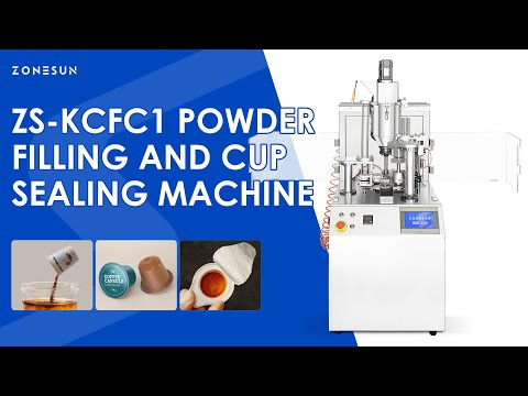 Zonesun ZS‑KCFC1 Coffee Capsule Filling and Sealing Machine