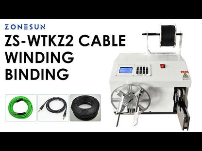ZONESUN ZS-WTKZ2 Automatic Cable Winding and Binding Machine For USB AC/DC Cable