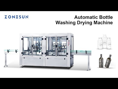ZONESUN ZS-WB12A Full Automatic 12 Heads Bottle Washing Drying Machine