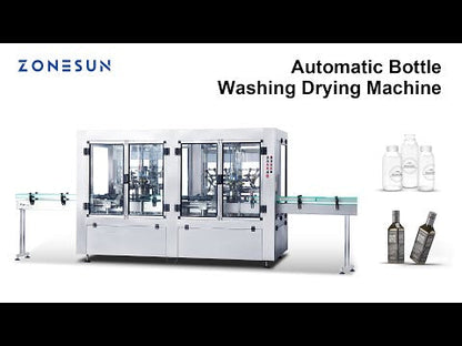 ZONESUN ZS-WB12A Full Automatic 12 Heads Bottle Washing Drying Machine