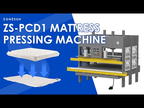 Zonesun ZS‑PCD1 Hydraulic Mattress Compression Machine for Efficient Shipping