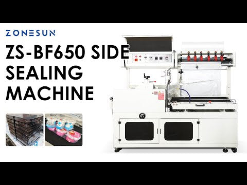 ZONESUN ZS-BF650 Auto Shrink Wrapper for POF/PE Film with Side Sealing