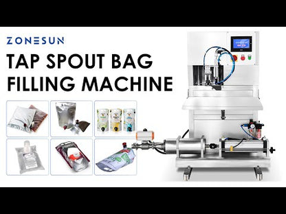 ZONESUN ZS-BIB01 BIB Filler Tap Spout Pouch Liquid Filling Machine