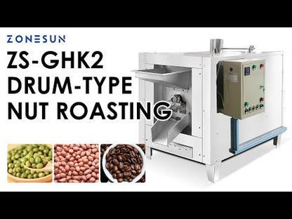 ZONESUN ZS-GHK2 Automatic Drum Roaster For Nuts, Beans & Coffee