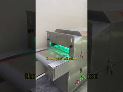 ZONESUN ZS-UVS2 Industrial UV Sterilization Tunnel for Cosmetic Food Beverage Disinfection