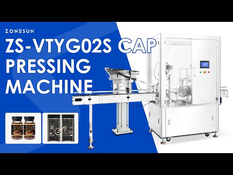 ZONESUN ZS-VTYG02S Dual-Head Bottle Cap Pressing Machine