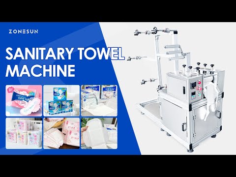 ZS‑DBM1 High‑Speed Sanitary Pad Making Machine with Ultrasonic Welding