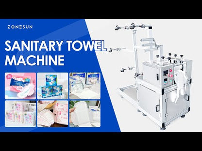 ZS‑DBM1 High‑Speed Sanitary Pad Making Machine with Ultrasonic Welding