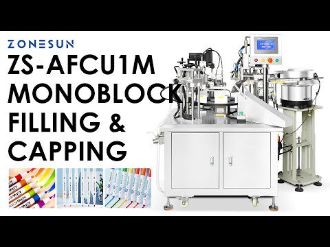 ZONESUN ZS-AFCU1M Magic Remover Pen Monoblock Packaging Machine Filling and Sealing Equipment
