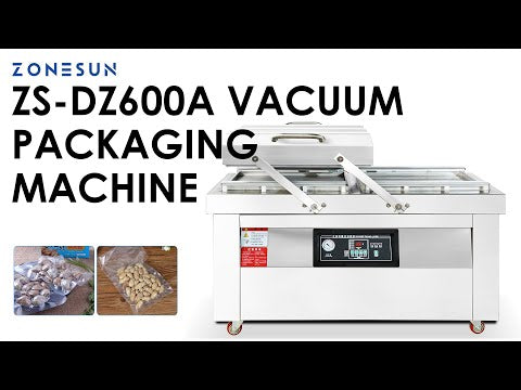 ZONESUN ZS-DZ600A Double Chamber Vacuum Sealing Machine for Food Packaging