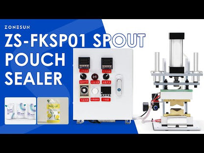 ZONESUN ZS-FKSP01 Semi-Automatic Spout Pouch Sealing Machine BIB Sealer