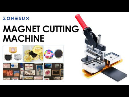 ZONESUN ZS-PCM2 Customizable Badge Handmade Equipment and Card Cutting Machines