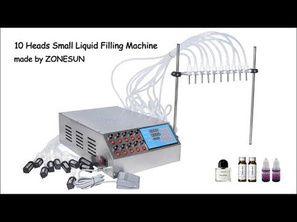 ZONESUN ZS-YTPP10 Electric 10Nozzle Peristaltic Pump Liquid Filling Machine