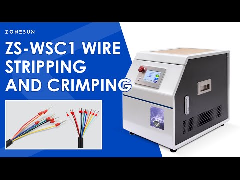 ZS‑WSC1 High‑Speed Pre‑Insulated Tubular Terminal Crimper Machine