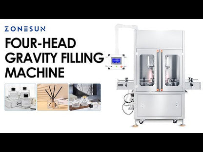 ZONESUN ZS-VTGZ100B Gravity Perfume Filling Machine with Reflow Function