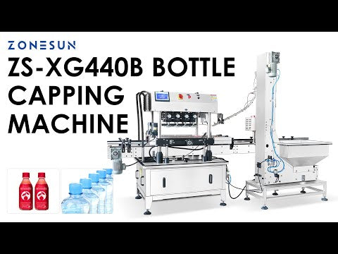 ZONESUN ZS-XG440B Automatic High-Speed Continuous Capping Machine Press and Screw Equipment