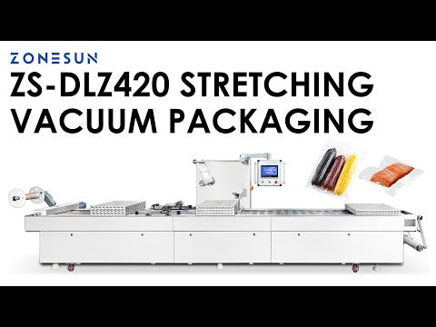 ZONESUN ZS-DLZ420 Automatic Product Vacuum Shrink Packaging Machine