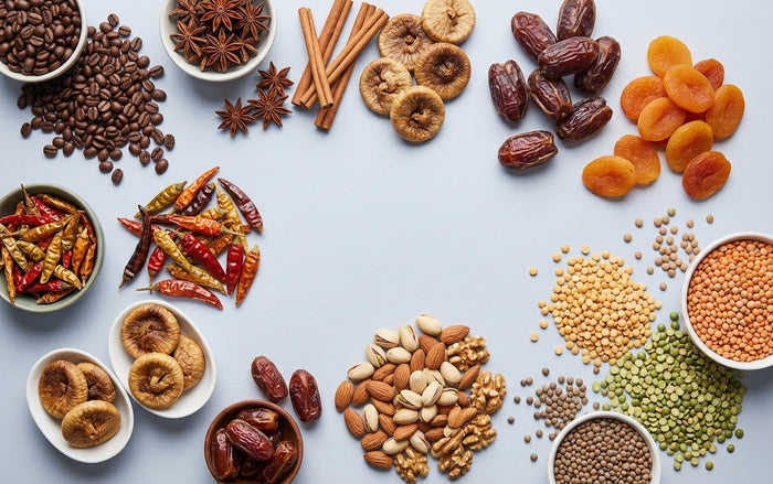 Food and dry products in bags