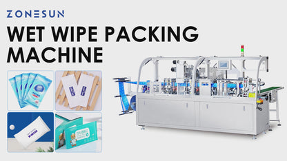 Zonesun ZS-WZJP4 Automatic Wet Wipe Packaging Machine